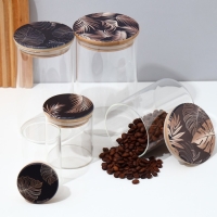 Банка для хранения сыпучих продуктов и круп &laquo;Тропики&raquo;, 450 мл