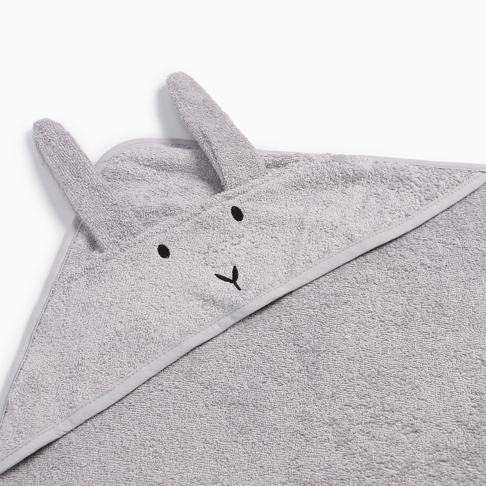 Набор Крошка Я (полотенце-уголок, рукавица, нагрудник), серый, 100% хл, 360 гр/м2 Набор Крошка Я (полотенце-уголок, рукавица, нагрудник), серый, 100% хл, 360 гр/м2