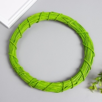 Кольцо ротанг для изготовления ловца снов "Зелёный" d=25 см Кольцо ротанг для изготовления ловца снов "Зелёный" d=25 см