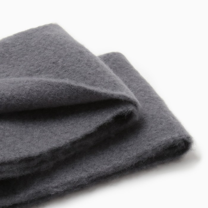 Шарф зимний объемный с кистями MINAKU 210*38+18 см цвет серый Шарф зимний объемный с кистями MINAKU 210*38+18 см цвет серый