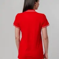 Рубашка поло женская Virma Stripes Lady, красная, размер M Рубашка поло женская Virma Stripes Lady, красная, размер M