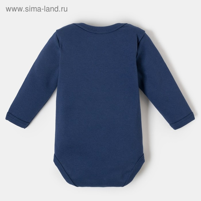 Боди Крошка Я Боди Крошка Я "Любимчик девчонок", белый/синий, рост 86-92 см