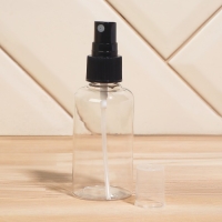 Набор банный, в косметичке, 8 предметов (полотенце 70 &times; 140 см, бутылочки 3 шт, баночки 2 шт, повязка на голову, лопатка) , цвет белый/розовый