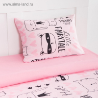 Постельное белье "Этель" 1.5 сп Little crown 143*215 см, 150*214 см, 50*70 см -1 шт,100% хл, бязь