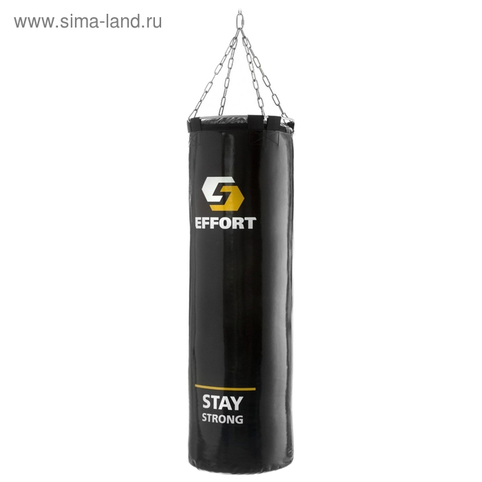 Боксёрский мешок EFFORT PRO, вес 60 кг, на металлических кольцах/цепи Боксёрский мешок EFFORT PRO, вес 60 кг, на металлических кольцах/цепи