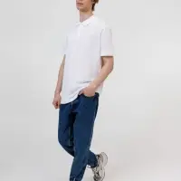 Рубашка поло унисекс Pulse, белая, размер S