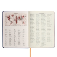 Ежедневник недатированный В5, 136 листов Leggenda, твёрдая обложка, искусственная кожа, синий Ежедневник недатированный В5, 136 листов Leggenda, твёрдая обложка, искусственная кожа, синий