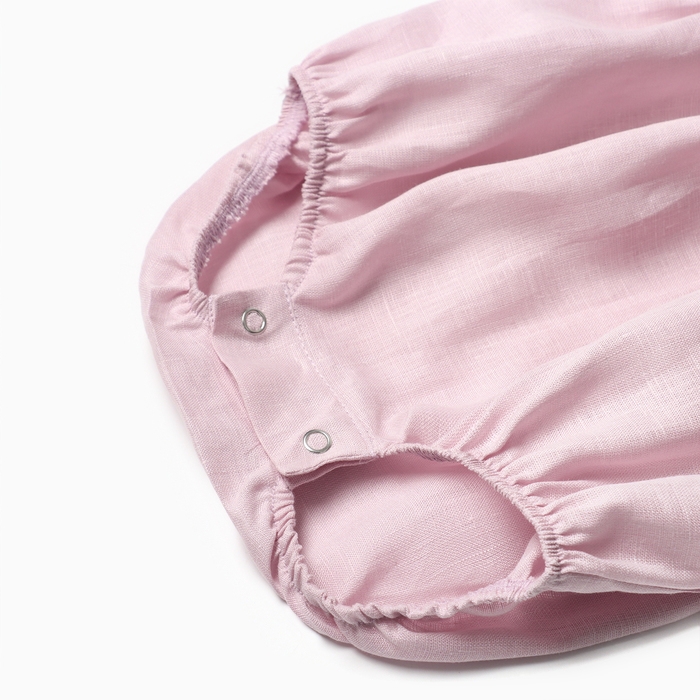 Боди с рюшей Крошка Я Linen , р. 80-86, сиреневый