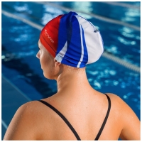 Шапочка для плавания взрослая ONLYTOP, тканевая, обхват 54-60 см Шапочка для плавания взрослая ONLYTOP, тканевая, обхват 54-60 см