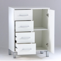 Комод для ванной комнаты, белый,  50 х 40 х 80 см