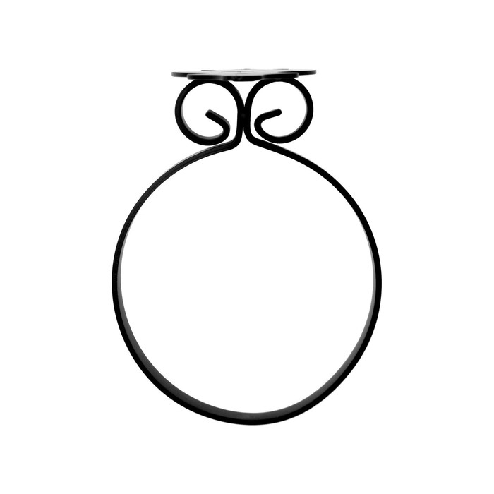 Кронштейн для кашпо мод.13 d12 см, черный Кронштейн для кашпо мод.13 d12 см, черный