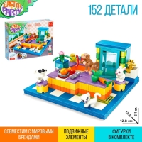 Конструктор &laquo;Весна. Кухня и зверята&raquo;, 186 деталей