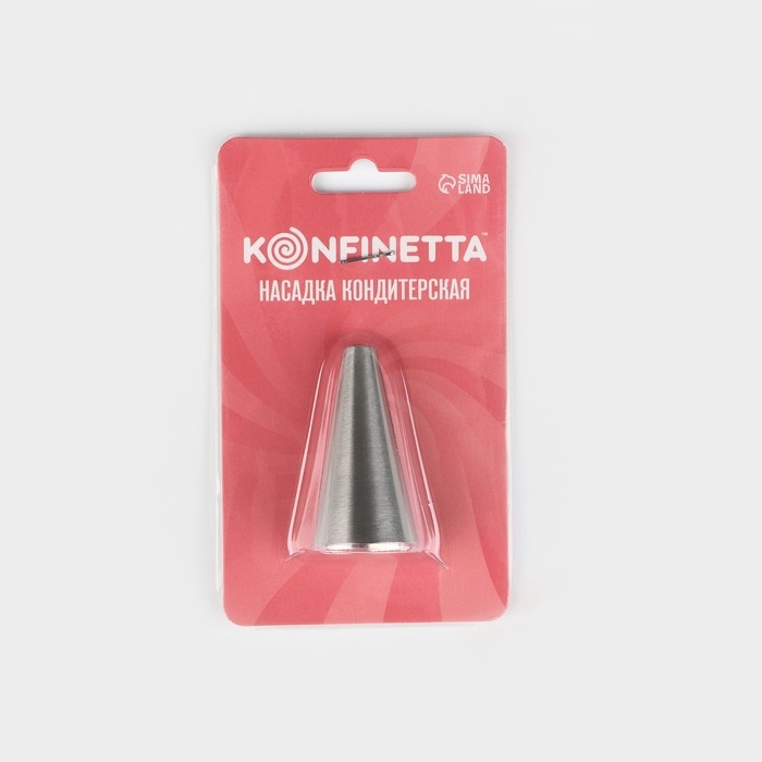 Насадка кондитерская KONFINETTA &laquo;Круг&raquo;, d=2,4 см, выход 0,6 см, нержавеющая сталь