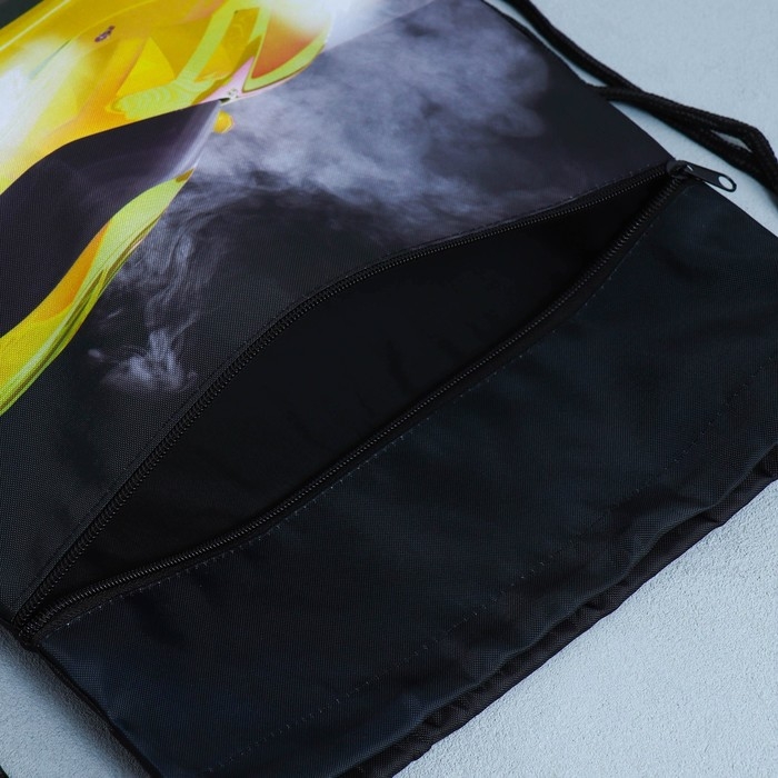 Мешок для обуви &laquo;Крутая тачка&raquo; 2 секции, 30 х 40 см