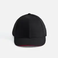 Бейсболка Buffalo, черная с красным