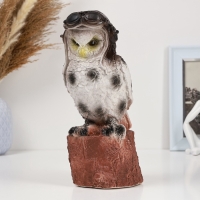 Копилка "Сова авиатор" 10х10х25см, полярная Копилка "Сова авиатор" 10х10х25см, полярная