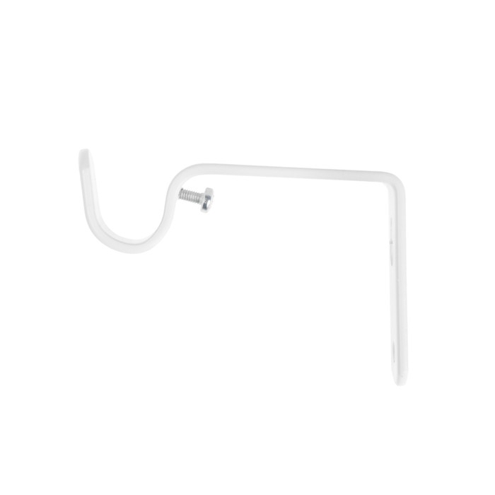 Кронштейн для карниза D20 однорядный 8 см, белый Кронштейн для карниза D20 однорядный 8 см, белый