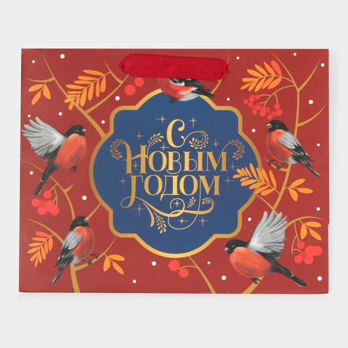 Пакет подарочный новогодний ламинированный &laquo;Пора чудес&raquo;, MS 18 х 23 х 10 см, Новый год