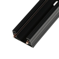 Однофазный трек 2TRA шина, TR-02, 1м, усиленный, накладной, черный Однофазный трек 2TRA шина, TR-02, 1м, усиленный, накладной, черный