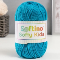 Пряжа 100% акрил "Softy Kids" 90м &plusmn;5м 50 гр цвет 18 бирюза