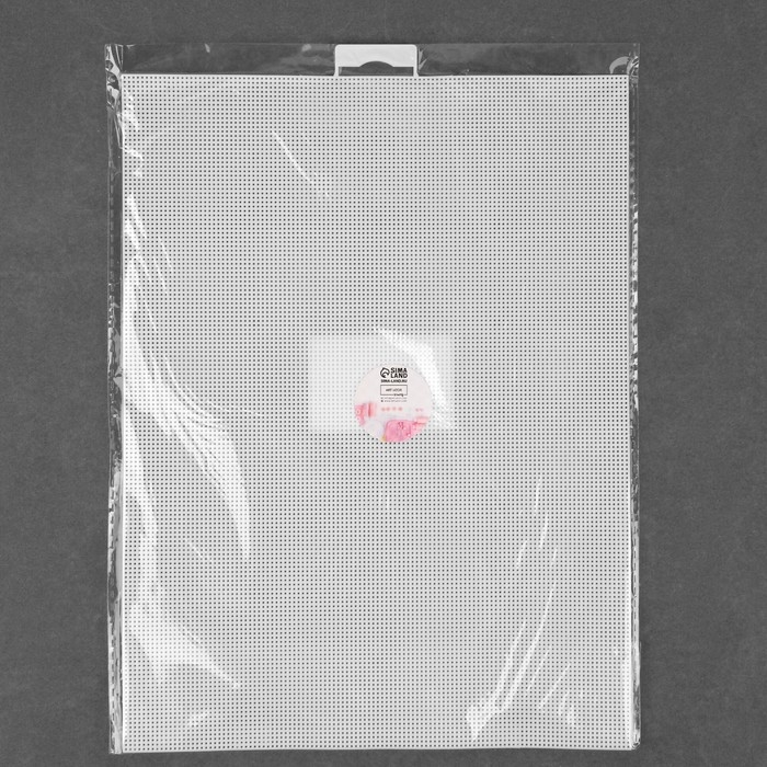 Канва для вышивания №14, пластиковая, 21 × 28 см, цвет белый Канва для вышивания №14, пластиковая, 21 × 28 см, цвет белый