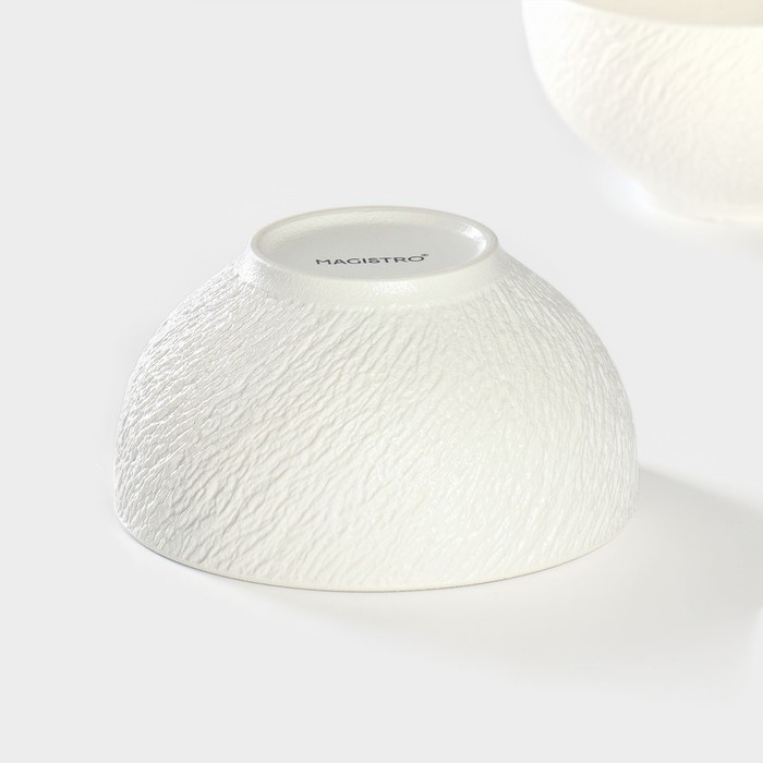 Набор салатников фарфоровых Magistro Lofty, 2 предмета: 600 мл, d=14 см, цвет белый Набор салатников фарфоровых Magistro Lofty, 2 предмета: 600 мл, d=14 см, цвет белый