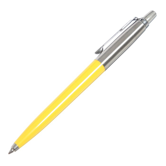 Ручка шариковая Parker Jotter Color М, корпус пластиковый, жёлтый, синие чернила, блистер Ручка шариковая Parker Jotter Color М, корпус пластиковый, жёлтый, синие чернила, блистер