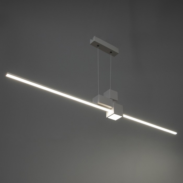 Светильник с ПДУ Светильник с ПДУ "Наоми" LED 20Вт 3000-6000К белый 120х100 см