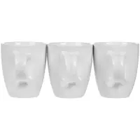 Кофейная кружка Pairy с ложкой, белая с красной Кофейная кружка Pairy с ложкой, белая с красной