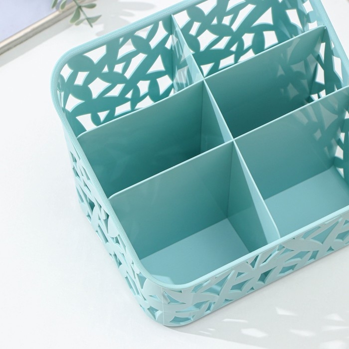 Органайзер настольный универсальный econova, 19,5&times;16&times;14,6 см, цвет МИКС