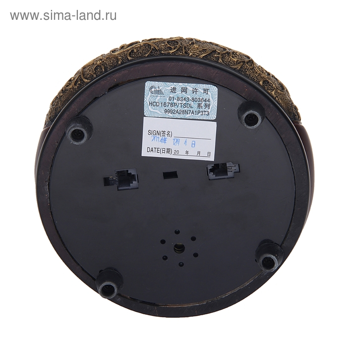 Ретро-телефон Ретро-телефон "Капля с узором", 19 х 26 х 22 см