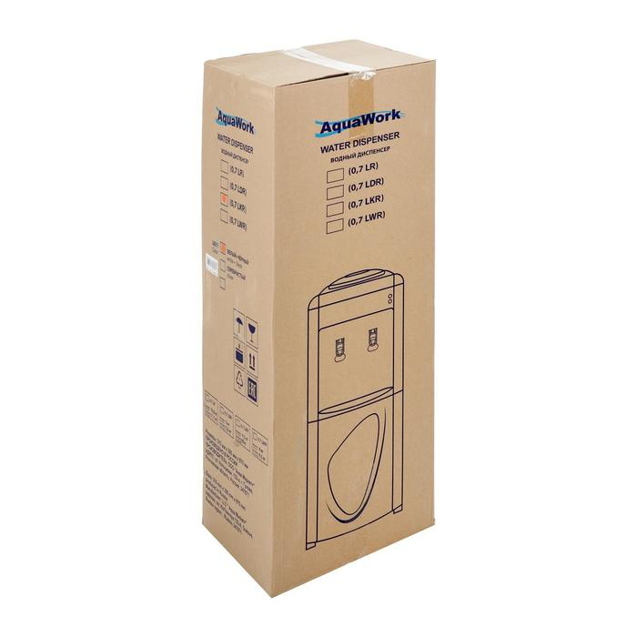 Кулер для воды AquaWork AW 0.7LKR, только нагрев, 700 Вт, белый