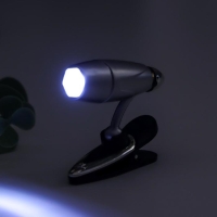 Лампа для чтения 3хLED от батареек LR44 1,5х6,5х5 см RISALUX Лампа для чтения 3хLED от батареек LR44 1,5х6,5х5 см RISALUX