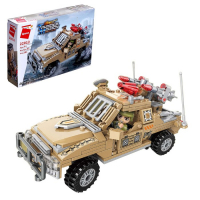 Конструктор Военная зона &laquo;Штурмовой пикап&raquo;, 2 минифигуры и 281 деталь