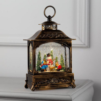 Светодиодная фигура «Снеговик и дети» 18 × 26 × 8 см, пластик, батарейки ААх3 (не в комплекте), USB, свечение тёплое белое Светодиодная фигура «Снеговик и дети» 18 × 26 × 8 см, пластик, батарейки ААх3 (не в комплекте), USB, свечение тёплое белое