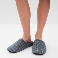 Тапочки женские, размер 40-41, цвет серый Тапочки женские, размер 40-41, цвет серый