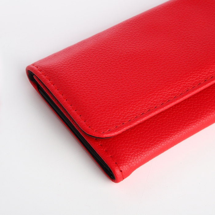 Кошелёк женский на магните, цвет красный Кошелёк женский на магните, цвет красный