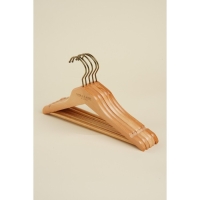 Плечики - вешалки для одежды SL Home, 5 шт, детские, дерево лотос, 33&times;21 см