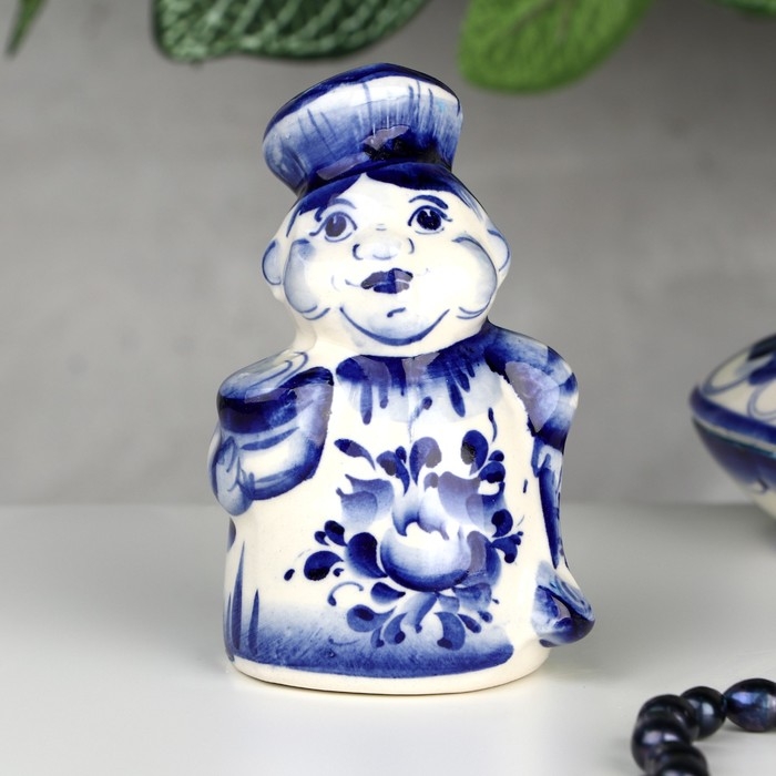 Сувенир &laquo;Поварёнок&raquo;, 9,5 см, гжель