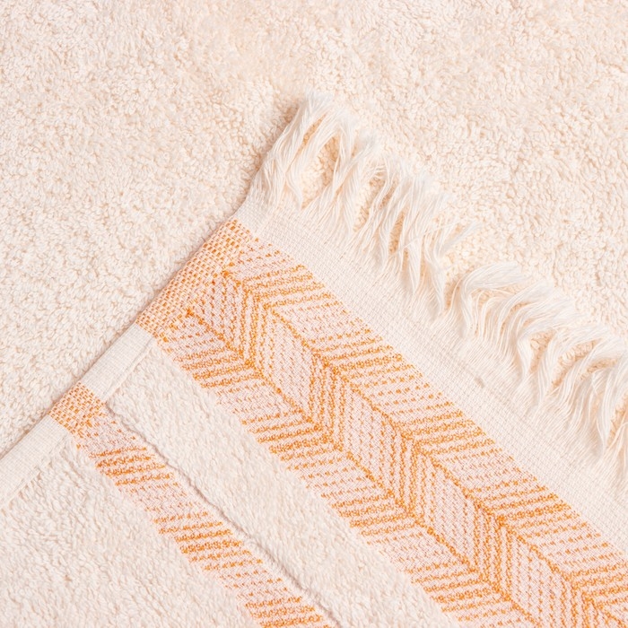 Полотенце махровое LoveLife &laquo;Муссон&raquo; 70х120 см, оранжевый, 100% хлопок, 500 гр/м2