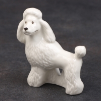 Статуэтка фарфоровая «Пудель белый», 10 см Статуэтка фарфоровая «Пудель белый», 10 см