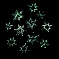 Новогодний декор с подсветкой «Снежинка» 8×12.5 см, набор 12 шт. Новогодний декор с подсветкой «Снежинка» 8×12.5 см, набор 12 шт.