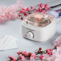 Воскоплав Luazon LVPL-05, баночный, 100 Вт, 400 г, регулировка температуры, белый Воскоплав Luazon LVPL-05, баночный, 100 Вт, 400 г, регулировка температуры, белый