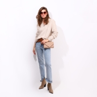 Сумка-клатч на клапане, цвет бежевый Сумка-клатч на клапане, цвет бежевый