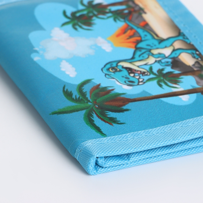 Кошелёк детский на липучке &laquo;Выбражулька&raquo;, цвет голубой