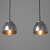 Люстра BayerLux Подвес BayerLux 3111/2 2х40Вт Е27, хром, d=13,5 см, h=10,5 см