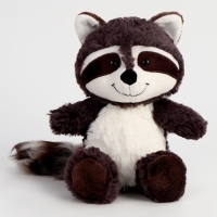 Мягкая игрушка «Енот», 21 см, чёрно-белая Мягкая игрушка «Енот», 21 см, чёрно-белая