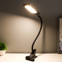 Настольная лампа "Лисен" LED 5Вт 3000-6000К USB черный 6,5х29х35 см RISALUX Настольная лампа "Лисен" LED 5Вт 3000-6000К USB черный 6,5х29х35 см RISALUX