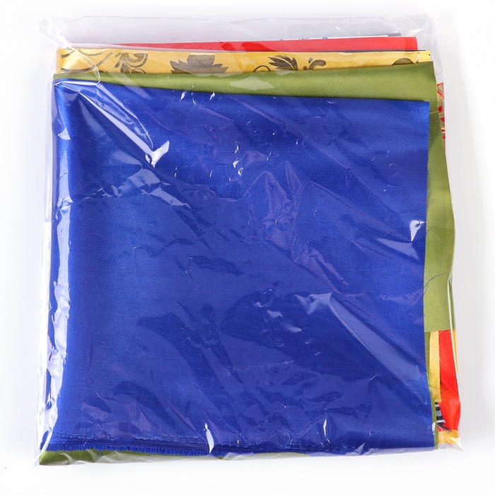 Набор лоскутов №1 для рукоделия, атлас, 10 видов, 50 &times; 50см