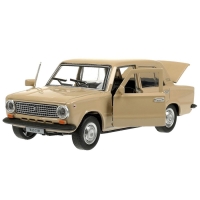 Машинка металлическая «ВАЗ-2101», ретро - модель «Копейка», открываются двери, багажник, инерция, 12 см, бежевый Машинка металлическая «ВАЗ-2101», ретро - модель «Копейка», открываются двери, багажник, инерция, 12 см, бежевый